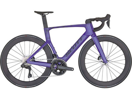 Scott Foil RC 10 2024 Ποδήλατο Δρόμου 28" Carbon με 24 Ταχύτητες Μωβ