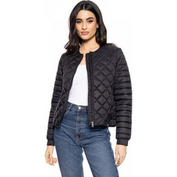 Biston Γυναικείο Μπουφάν Puffer Κοντό Μαύρο 51-101-004