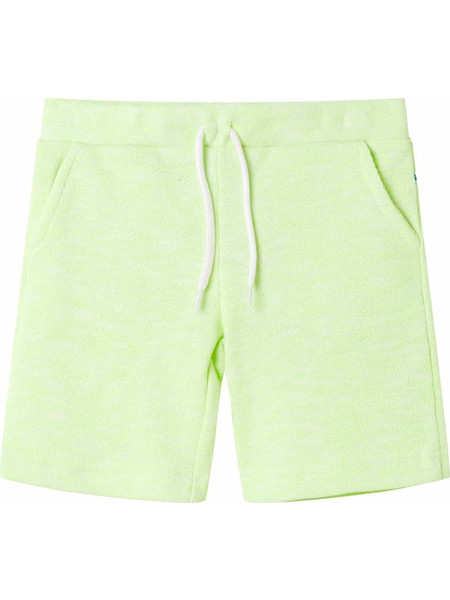 vidaXL Αθλητικό Παιδικό Σορτς Lime 12618