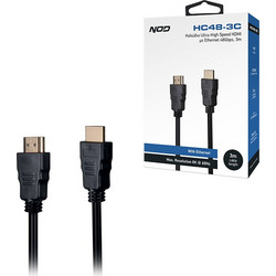 NOD Καλώδιο HDMI 2.1 HDMI Male to HDMI Male 3m Black HC48-3C