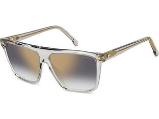 Carrera CA3027S KB7FQ Ανδρικά Γυαλιά Ηλίου Κοκάλινα Γκρι με Γκρι Καθρέπτης Πολωτικός Φακό