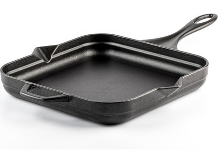 Hosse Kitchen Μαντεμένιο Τηγάνι Εμαγιέ Επίστρωση Τετράγωνο Black Onyx 28cm