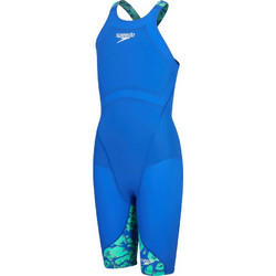 Speedo Fastskin LZR Ignite Kneeskin Παιδικό Αγωνιστικό Μαγιό Κολύμβησης Ολόσωμο για Κορίτσι Μπλε 813439-H668