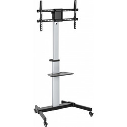 Reflecta 86P-Shelf Elegant Βάση Τηλεόρασης Δαπέδου Περιστρεφόμενη Τροχήλατη 37"-86" έως 50kg