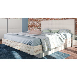 Diommi Limited Κρεβάτι Διπλό Δερματίνη/Υφασμάτινο 140x200cm 45-232