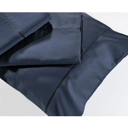 Down Town Home Σεντόνι Ημίδιπλο 205x305 250/08 Navy Blue