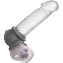 CalExotics Alpha Precision Ring Ελαστικό Δαχτυλίδι Πέους & Όρχεων Σιλικόνης Γκρι
