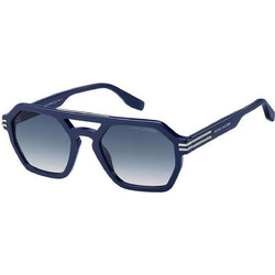 Marc Jacobs MARC587/S PJP Ανδρικά Γυαλιά Ηλίου Τετράγωνα Κοκάλινα Μπλε με Μπλε Polarized Φακό