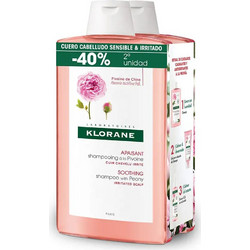Klorane Pivoine Σαμπουάν για Επανόρθωση 2x400ml