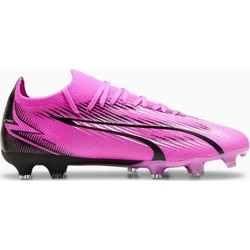 Puma Ultra Match FG/AG 107754-01 Ποδοσφαιρικά Παπούτσια με Τάπες και Καλτσάκι Φούξια