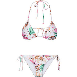Roxy Bikini Set Τριγωνάκι Floral Λευκό Πολύχρωμο ERJX203537-WBK8