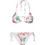 Roxy Bikini Set Τριγωνάκι Floral Λευκό Πολύχρωμο ERJX203537-WBK8
