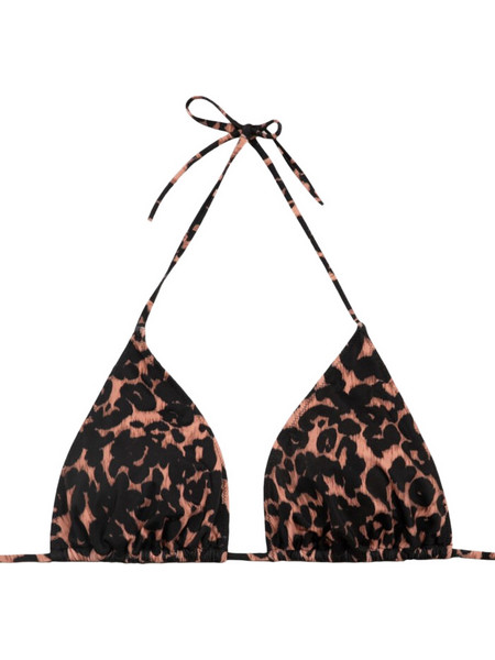Rock Club Bikini Top Τριγωνάκι Animal Print Καφέ BP-1649