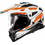 LS2 MX702 Pioneer II Namib Gloss White Orange Κράνος Μηχανής On / Off 1400gr