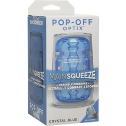 Doc Johnson Main Squeeze Pop-Off Optix Pussy & Ass Pocket Αυνανιστήρι Blue