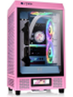 Thermaltake The Tower 200 Bubble Pink Mini Tower Κουτί Υπολογιστή με Πλαϊνό Παράθυρο