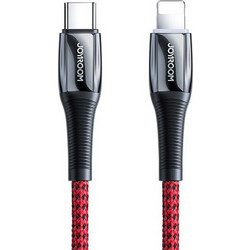 Joyroom S-1224K2 Braided USB-C to Lightning Cable 20W 1.2m Red 6941237136763