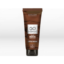 Farcom Go Vibrant Color Revive Coffee Brown Χρωμομάσκα Μαλλιών 200ml