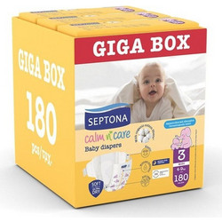 Septona Calm N' Care Midi Πάνες No3 4-9kg 180τμχ
