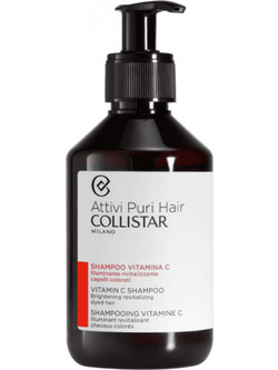 Collistar Attivi Puri Vitamin C Σαμπουάν για Προστασία Χρώματος για Βαμμένα Μαλλιά 250ml