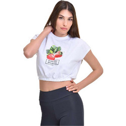Target Γυναικείο Αθλητικό Crop Top Λευκό S24/65208-01
