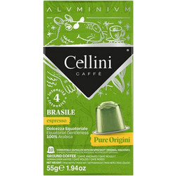 Cellini Κάψουλες Espresso Brasile Συμβατές με Μηχανή Nespresso 10τμχ