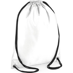 BagBase BG5 Τσάντα Πλάτης Γυμναστηρίου Λευκή
