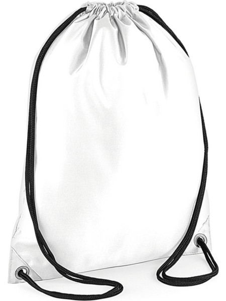 BagBase BG5 Τσάντα Πλάτης Γυμναστηρίου Λευκή