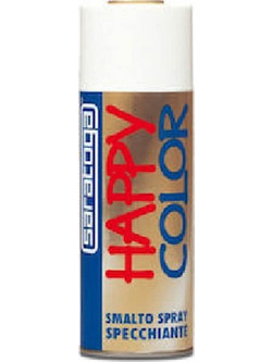 Saratoga Happy Color Σπρέι Βαφής Ασήμι 400ml