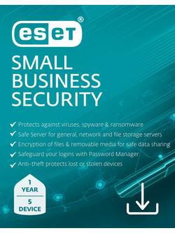 Eset Small Business Security για 5 Συσκευές και 1 Έτος Χρήσης (Ηλεκτρονική Άδεια)
