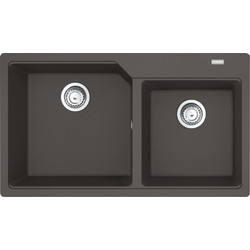 Franke Urban UBG 620-86 Slate Grey Ένθετος Νεροχύτης Γρανίτη 86x50cm