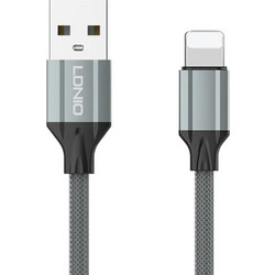Ldnio LS442 Braided USB-A to Lightning Cable 2m Grey 5210131073483