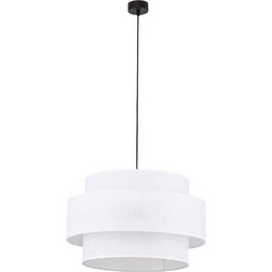 TK Lighting Calisto Κρεμαστό Φωτιστικό Οροφής Μονόφωτο E27 Λευκό 5363