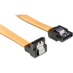 Powertech CAB-W026 Καλώδιο Σκληρού Δίσκου 7-Pin SATA III to 7-Pin SATA III 0.35m Yellow