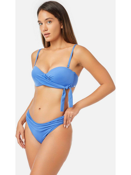 Minerva Panama Bikini Top Strapless Γαλάζιο 90-9278B
