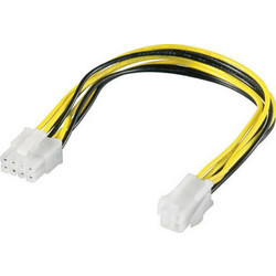 Goobay 51358 Καλώδιο Τροφοδοσίας 4-Pin EPS to 8-Pin PCIe Female 0.24m Multicolor