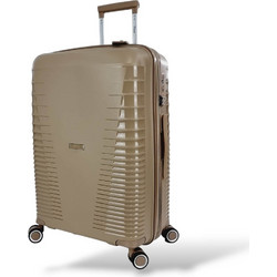 Rain RB8018C Βαλίτσα Καμπίνας 55x40x20cm με 4 Ρόδες Χρυσή
