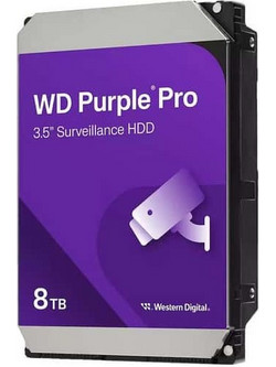 Western Digital Purple Pro 8TB HDD Σκληρός Δίσκος 3.5" Sata 3 7200rpm με 256MB Cache WD8002PURP