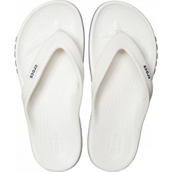 Crocs Bayaband Ανδρικές Σαγιονάρες Ανατομικές Λευκές 205393