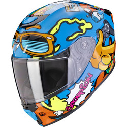 Scorpion Exo-Jnr Blue Orange Κράνος Μηχανής Full Face 1520gr