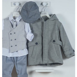 Bambolino Marcelo Βαπτιστικό Παλτό για Αγόρι 1τμχ 9906