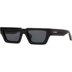Off White OERI129 1007 Γυαλιά Ηλίου Τετράγωνα Κοκάλινα Μαύρα με Μαύρο Φακό