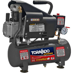 Cresman Tornado 208R Κομπρεσέρ Αέρος Μονοφασικό 8lt 1hp