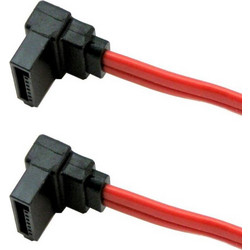 Powertech CAB-W002 Καλώδιο Σκληρού Δίσκου 7-Pin SATA II to 7-Pin SATA II 0.5m Red
