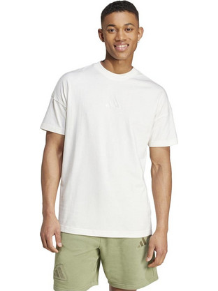 Adidas All SZN Graphic Ανδρικό Αθλητικό T-Shirt Λευκό IY6597