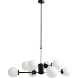 Kare Design Bolla Κρεμαστό Φωτιστικό Οροφής Πολύφωτο E14 Μαύρο 52950
