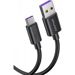 Awei CL-113T USB-A to USB-C 0.3m Black 6217924887936
