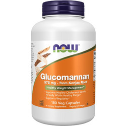Now Foods Glucomannan Συμπλήρωμα Διατροφής 180 Κάψουλες