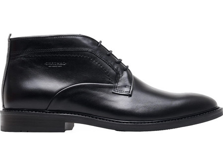 Damiani Ανδρικά Μποτάκια Δερμάτινα Μαύρα 4400