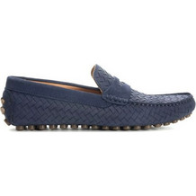 Perlamoda Ανδρικά Μοκασίνια Loafers Δερμάτινα Navy Μπλε 3623325P